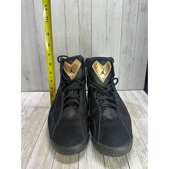 Nike Jordan True Flight Basketball Shoes Black Metallic Gold Size 8.5 Mens - Picture 7 of 10